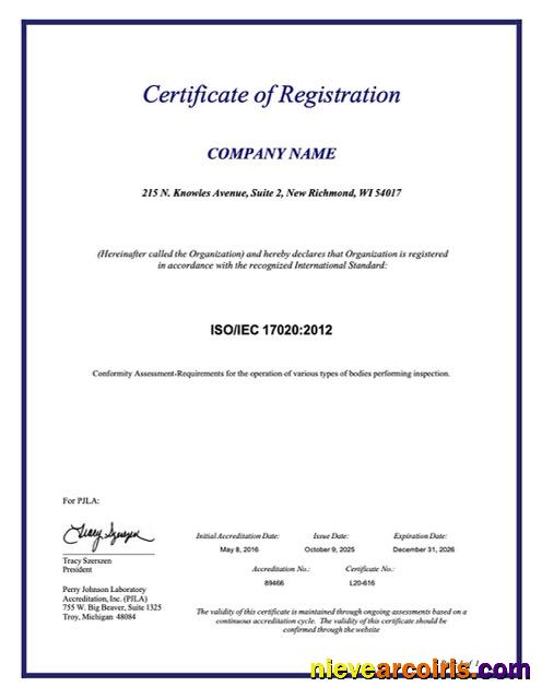 USA Michigan certificate of registration